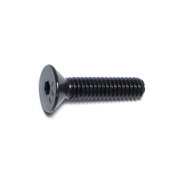 Midwest Fastener #8-32 Socket Head Cap Screw, Flat Head, Plain Steel, 3/4 in Length, 15 PK 67523 - main